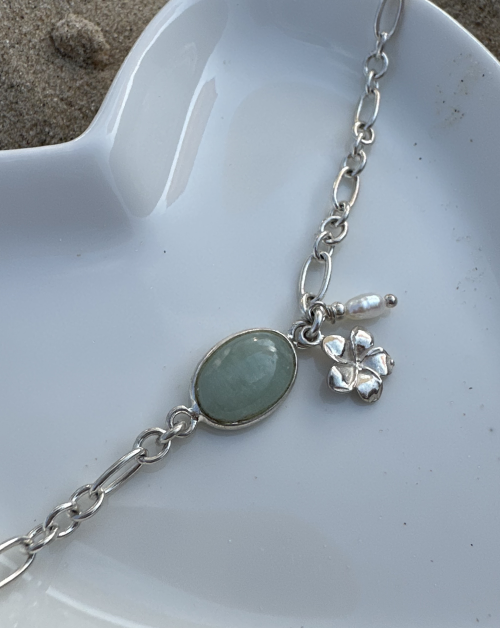 צמיד אקווה מרין צ'ארמים