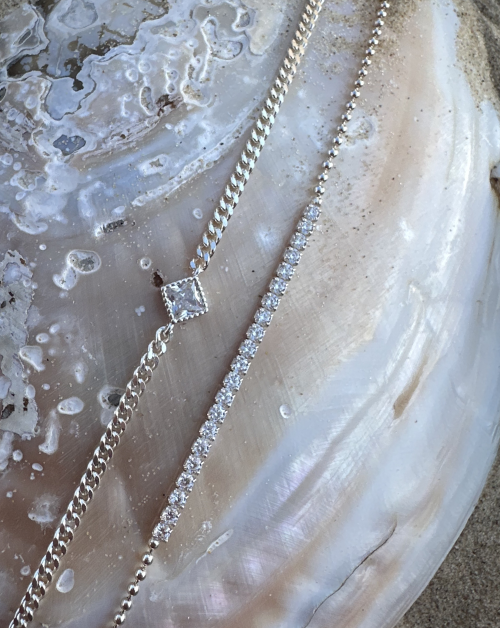 סט צמידי זרקון