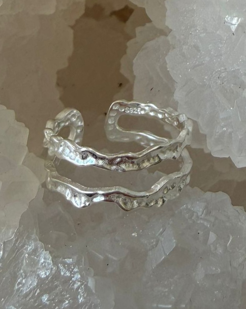 טבעת קלואי כסף