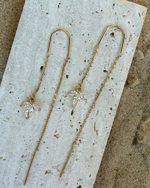 עגיל נופל לוטוס