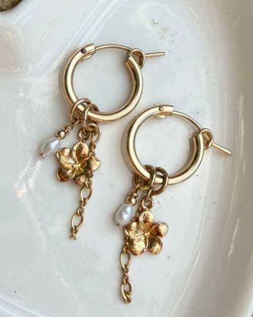 עגילי צ'ארם גולדפילד