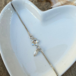 צמיד פלור קטן כסף