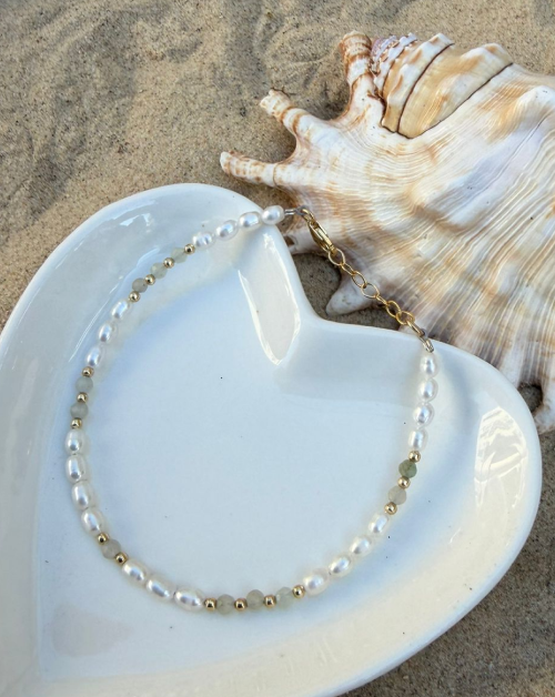 צמיד פנינה אקווה מרין