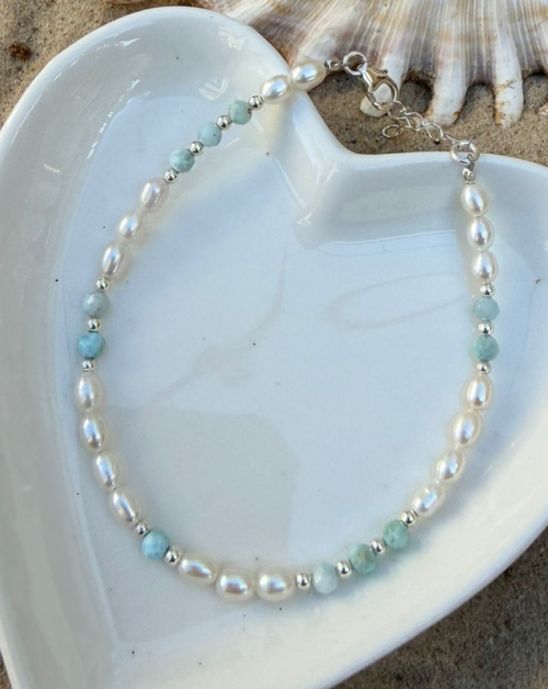 צמיד פנינה לרימר