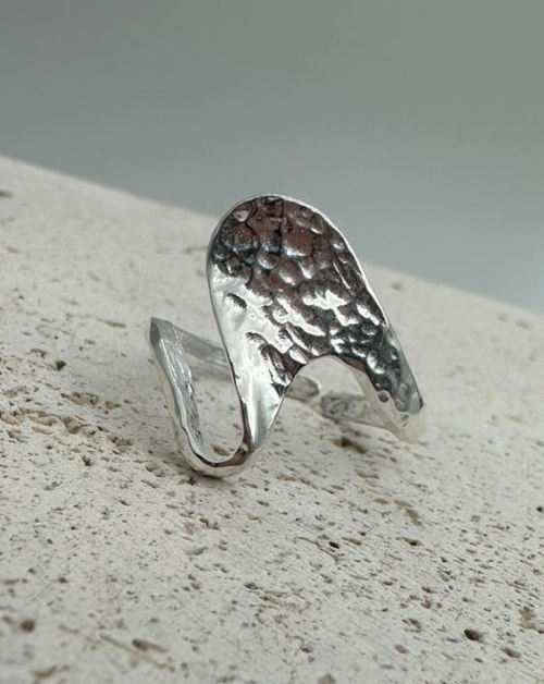 טבעת גל כסף