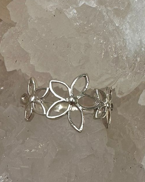 טבעת יסמין כסף