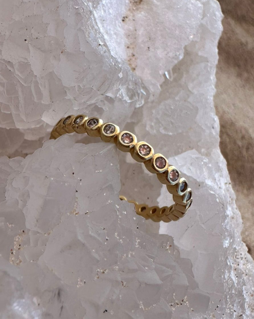 טבעת טולי לבן