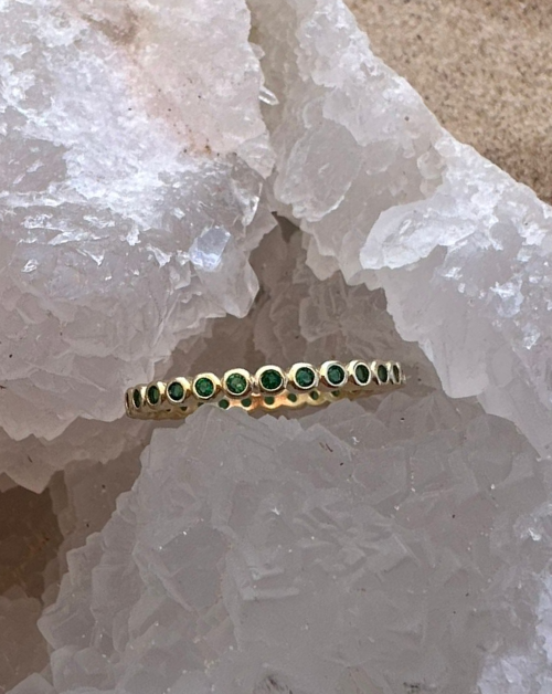 טבעת טולי ירוק