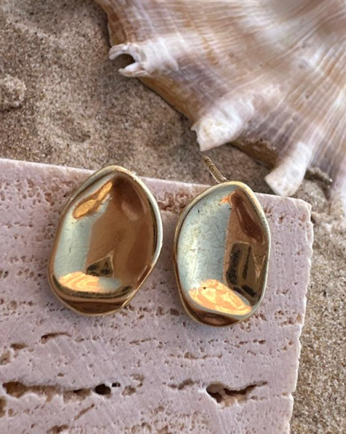 עגיל צמוד אושן זהב