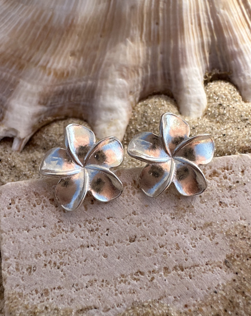 עגיל צמוד פלור גדול