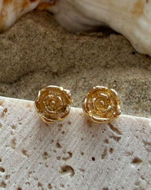 עגיל צמוד ורד קטנטן