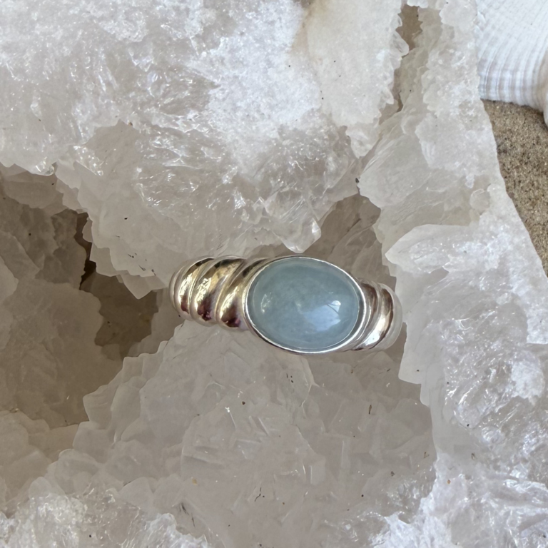 טבעת נויה – אקווה מרין כחול